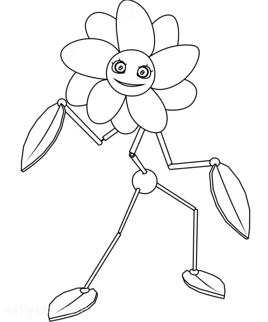 Poppy playtime coloring pages