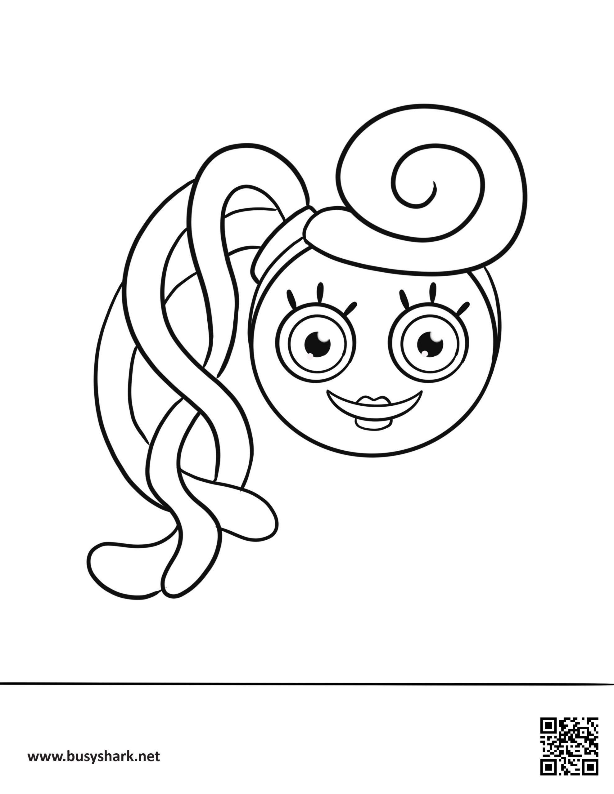 Mommy long legs coloring page