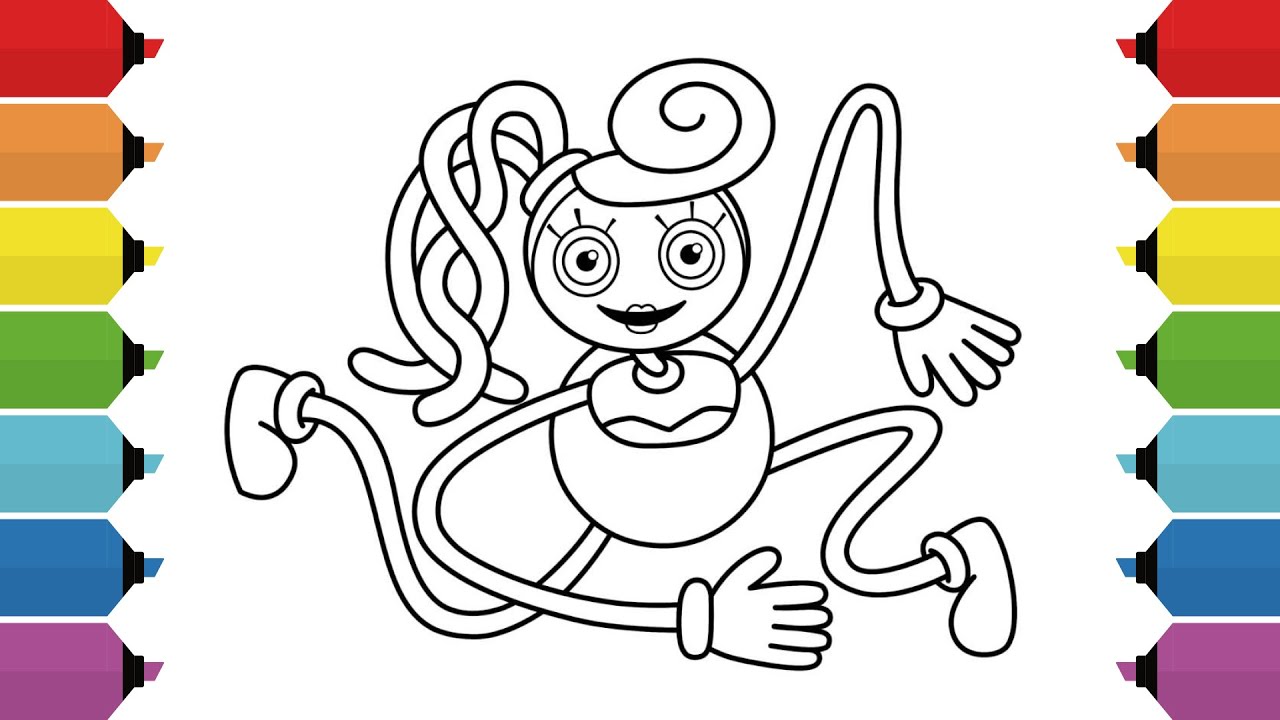 Oy long legs coloring page poppy playtie chapter