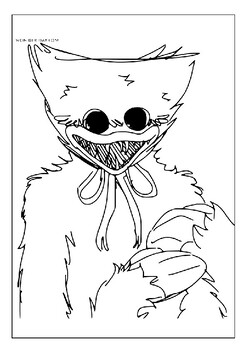 Artistic adventure printable coloring pages collection of poppy playtime horror