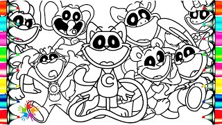 Poppy playtime coloring pages