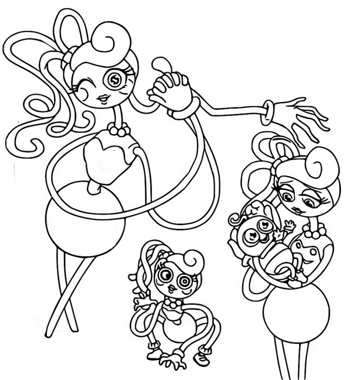 Coloring pages poppy playtime