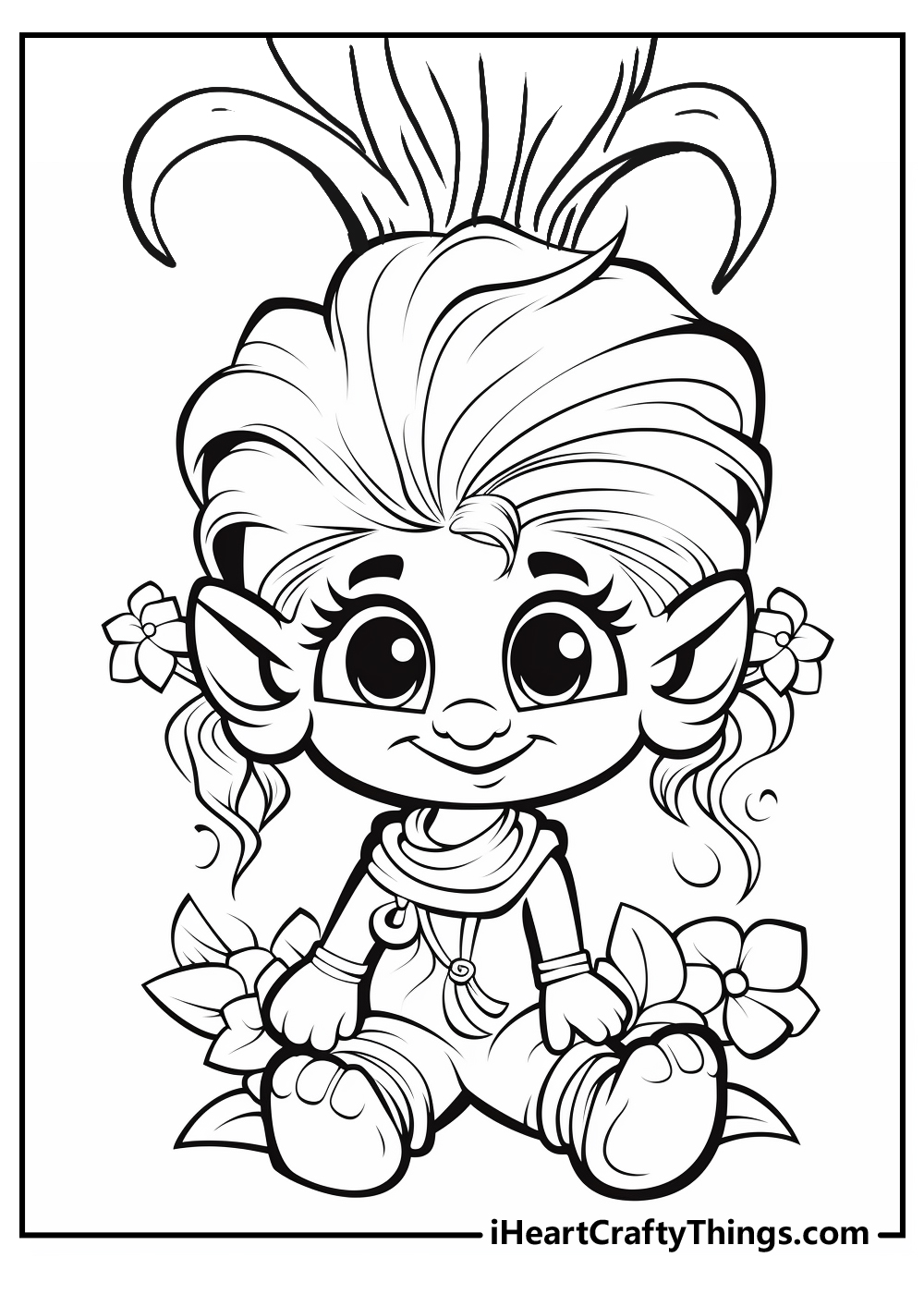 Troll coloring pages free printables