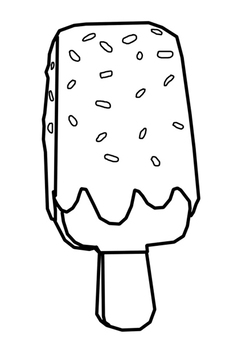 Popsicle coloring pages â by pagequest tpt