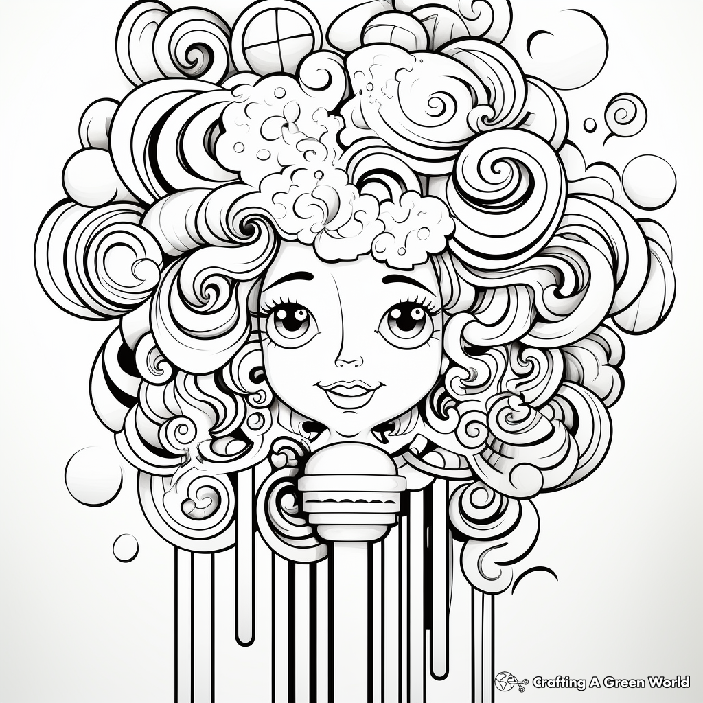 Popsicle coloring pages