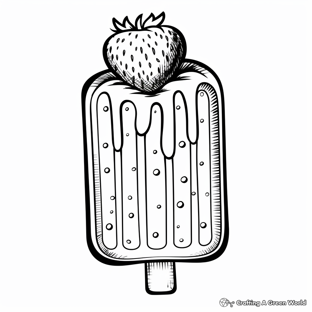 Popsicle coloring pages