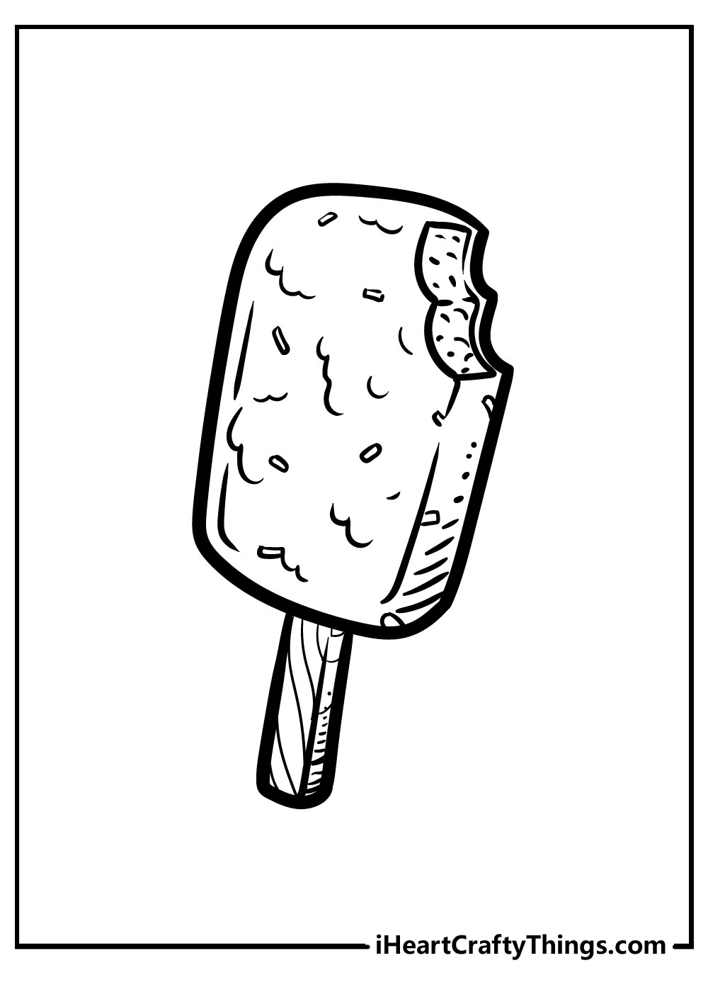 Ice cream coloring pages free printables