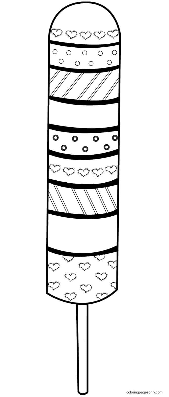 Popsicle coloring pages printable for free download