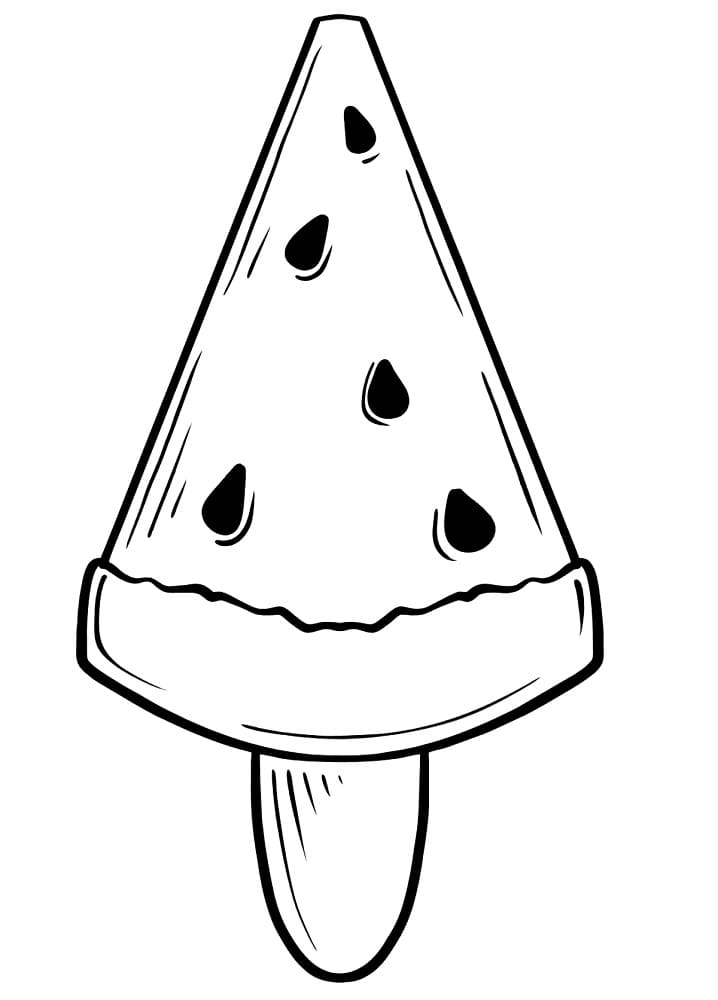 Popsicle coloring pages