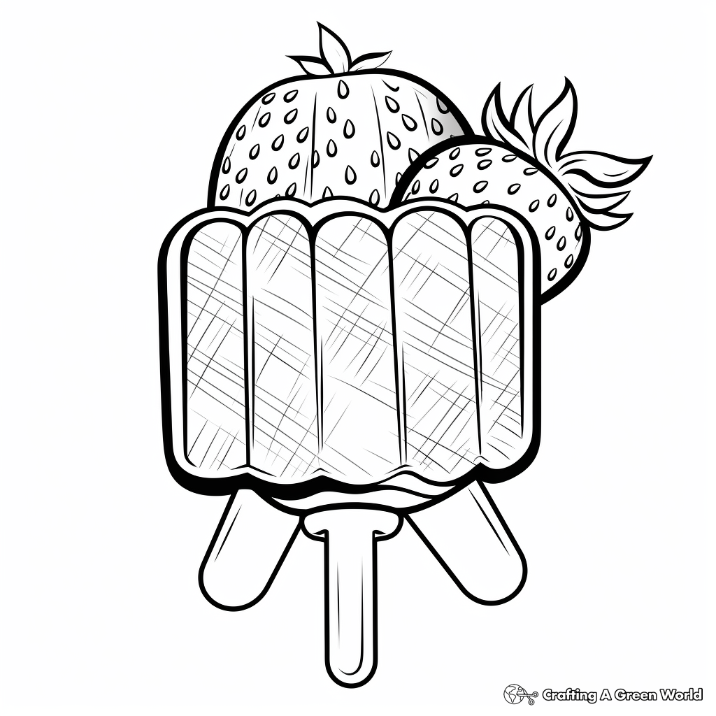 Popsicle coloring pages