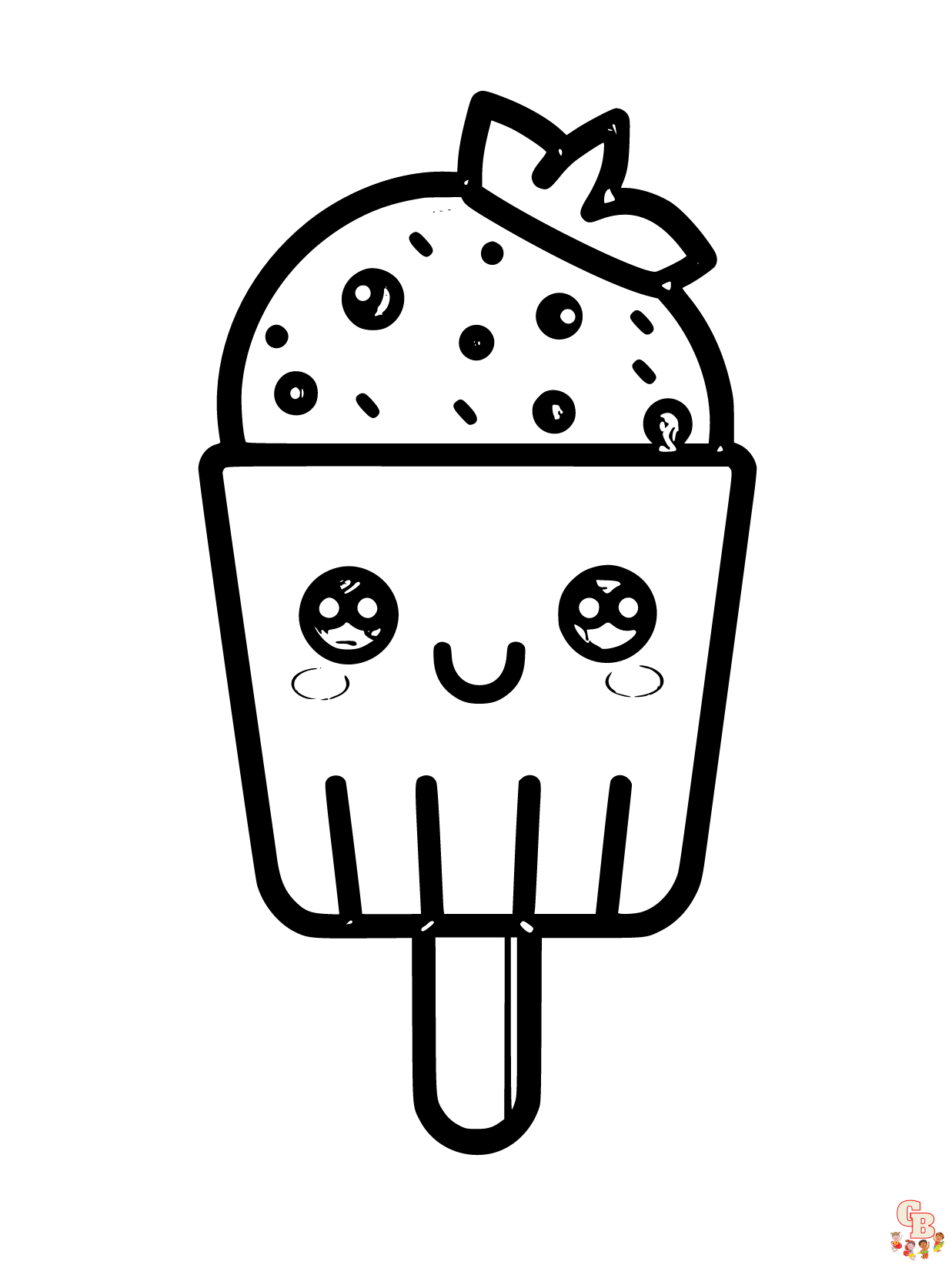 Free printable popsicle coloring pages for kids