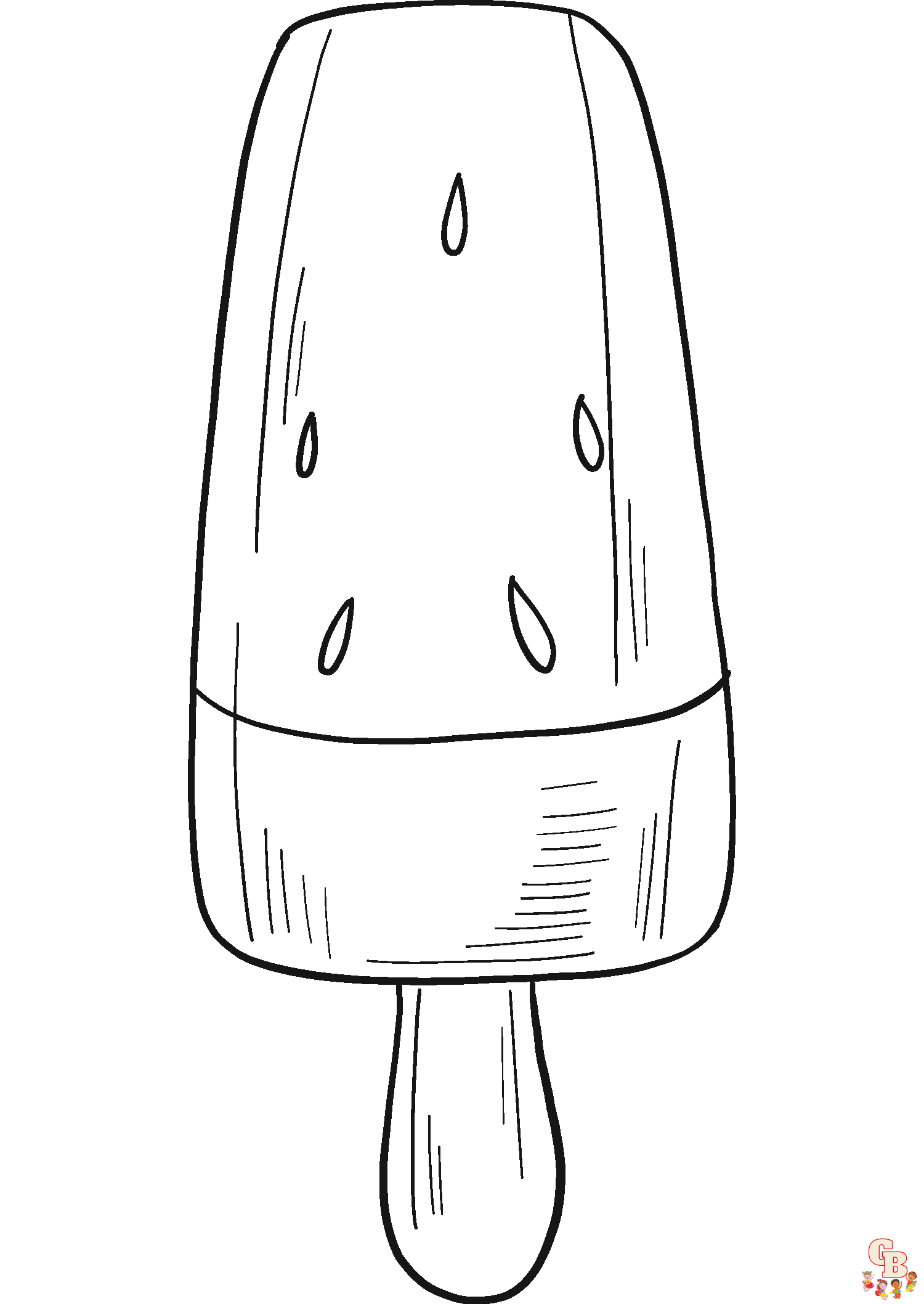 Free printable popsicle coloring pages for kids