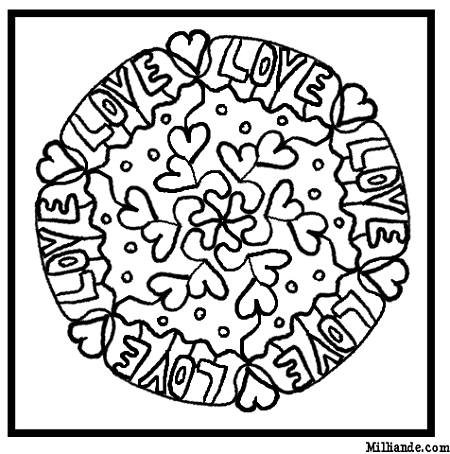 Mosaic valentine coloring pages new nostalgia