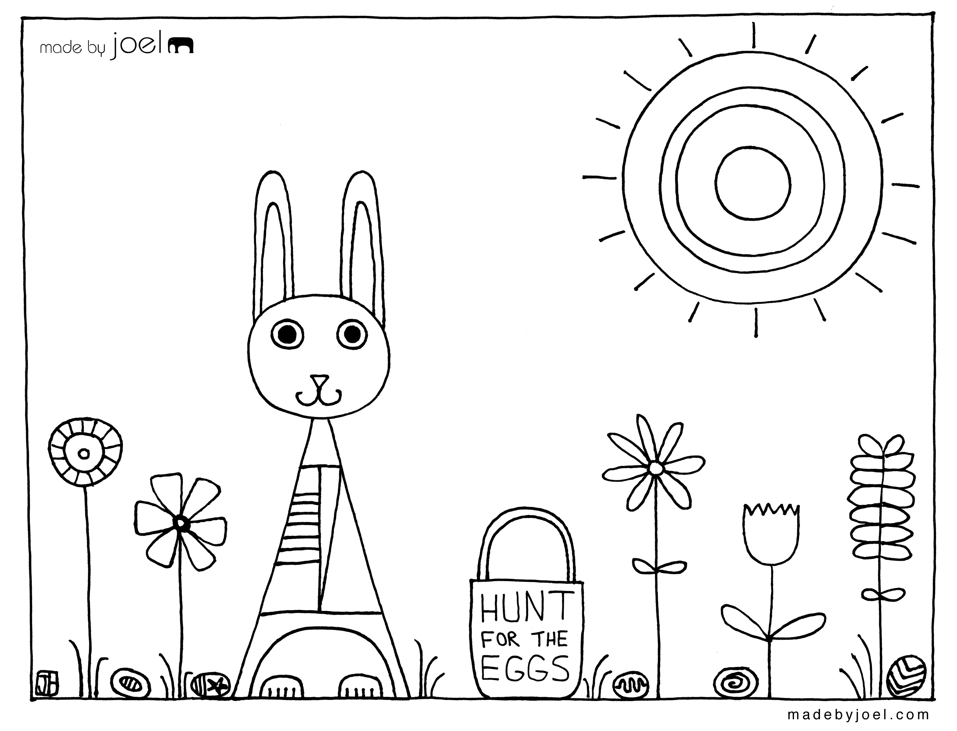 Free coloring sheets â made by joel