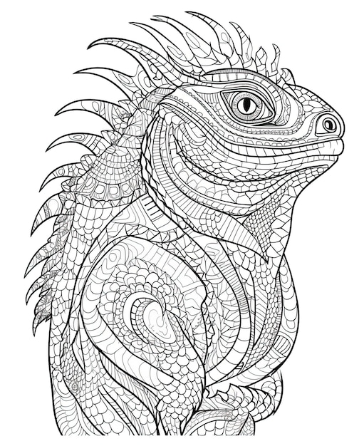 Premium ai image animal mandala coloring pages for kids and adults stress relief