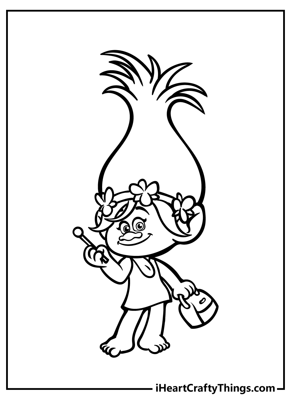 Troll coloring pages free printables