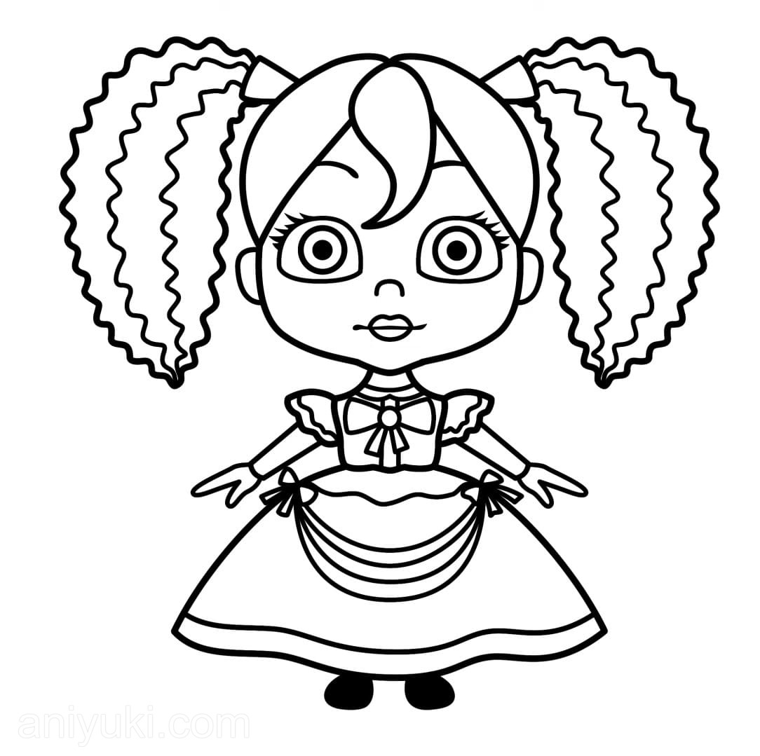 Poppy playtime coloring pages