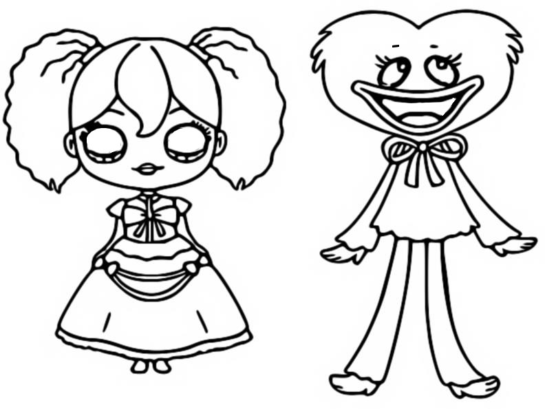 Coloring pages poppy playtime