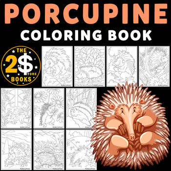 Porcupine coloring book
