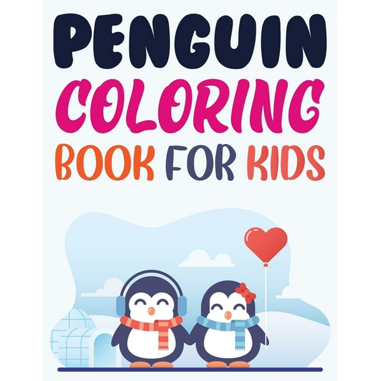 Penguin coloring book for kids pororo the little penguin coloring book for kids paperback