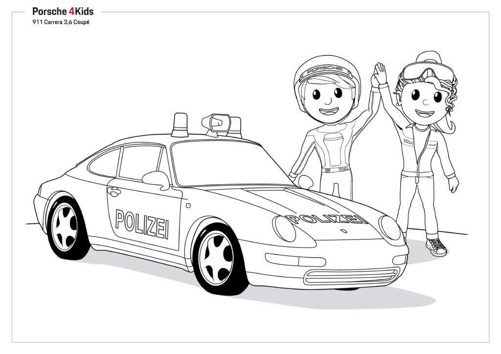 Porsche coloring pages to weather the pandemic