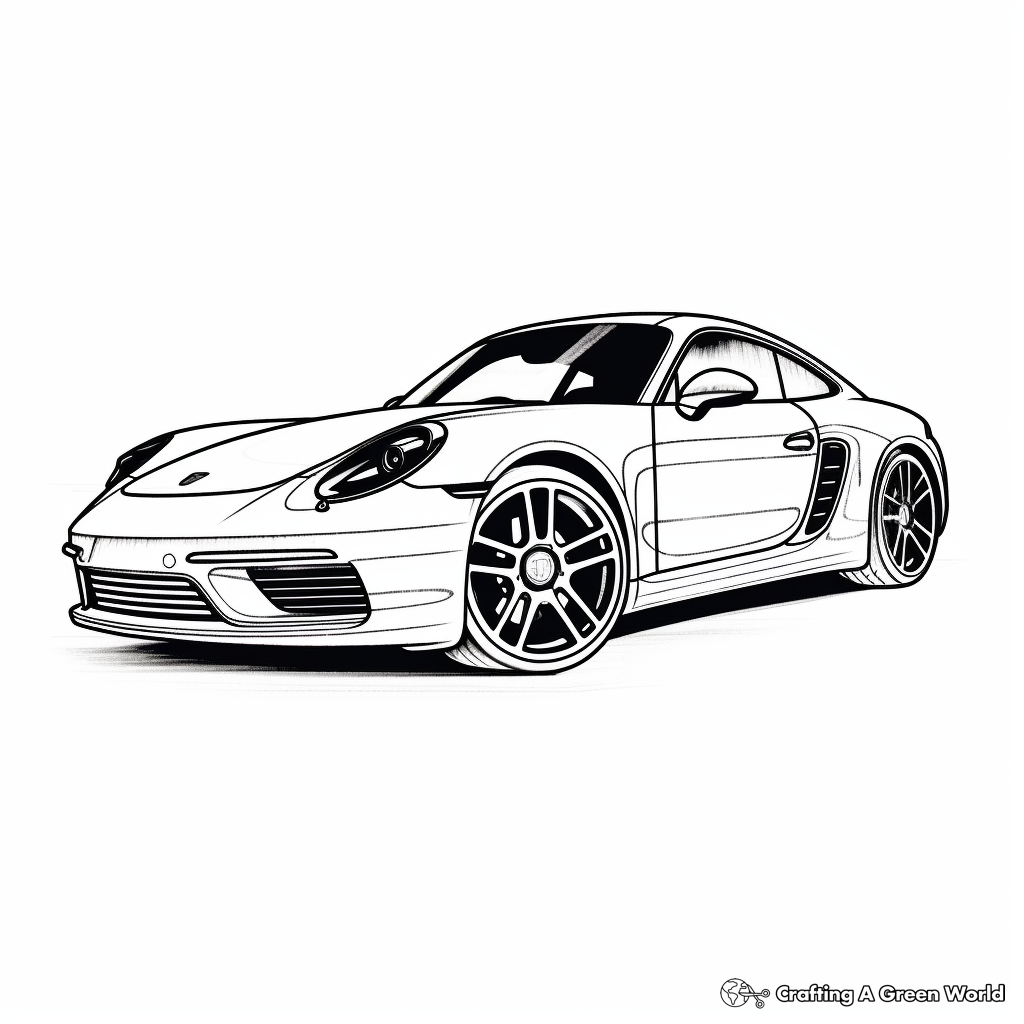 Supercar coloring pages