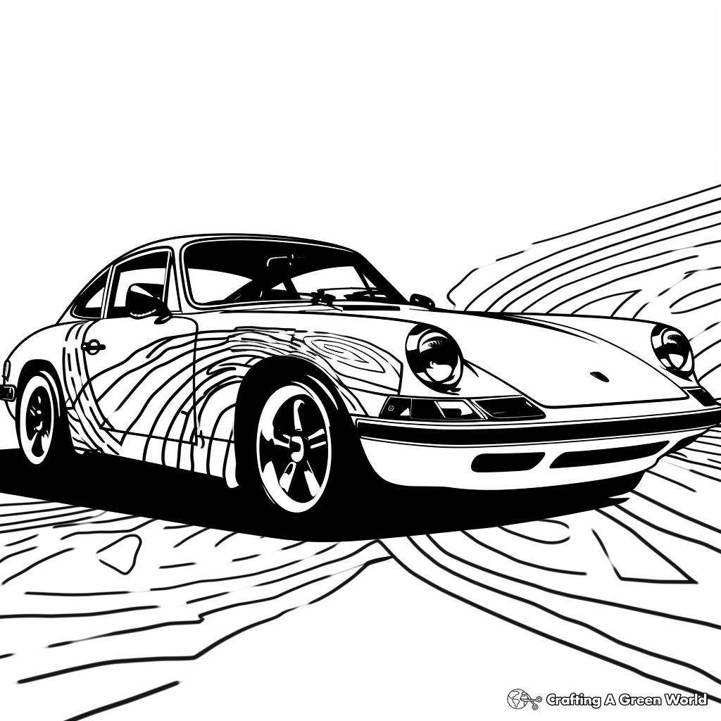 Supercar coloring pages