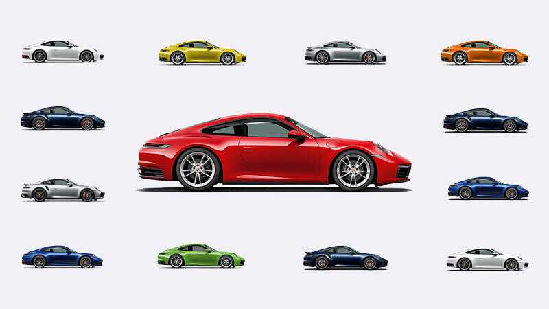 Porsche colors porsche exterior paint color options for