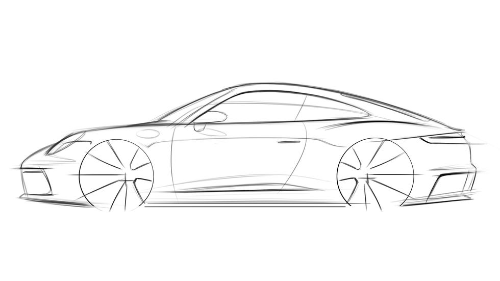 Sketching a porsche its as easy as