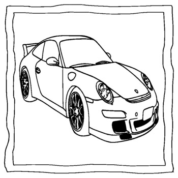 Car coloring book car coloring pages for boys and grils by abdell hida