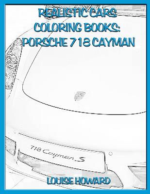 Realistic cars coloring books porsche cayman paperback penguin bookshop