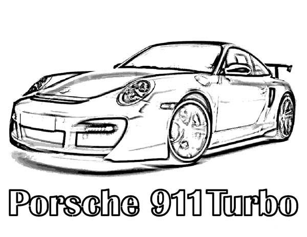 Porsche coloring pages printable for free download