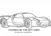 Porsche coloring pages free coloring pages