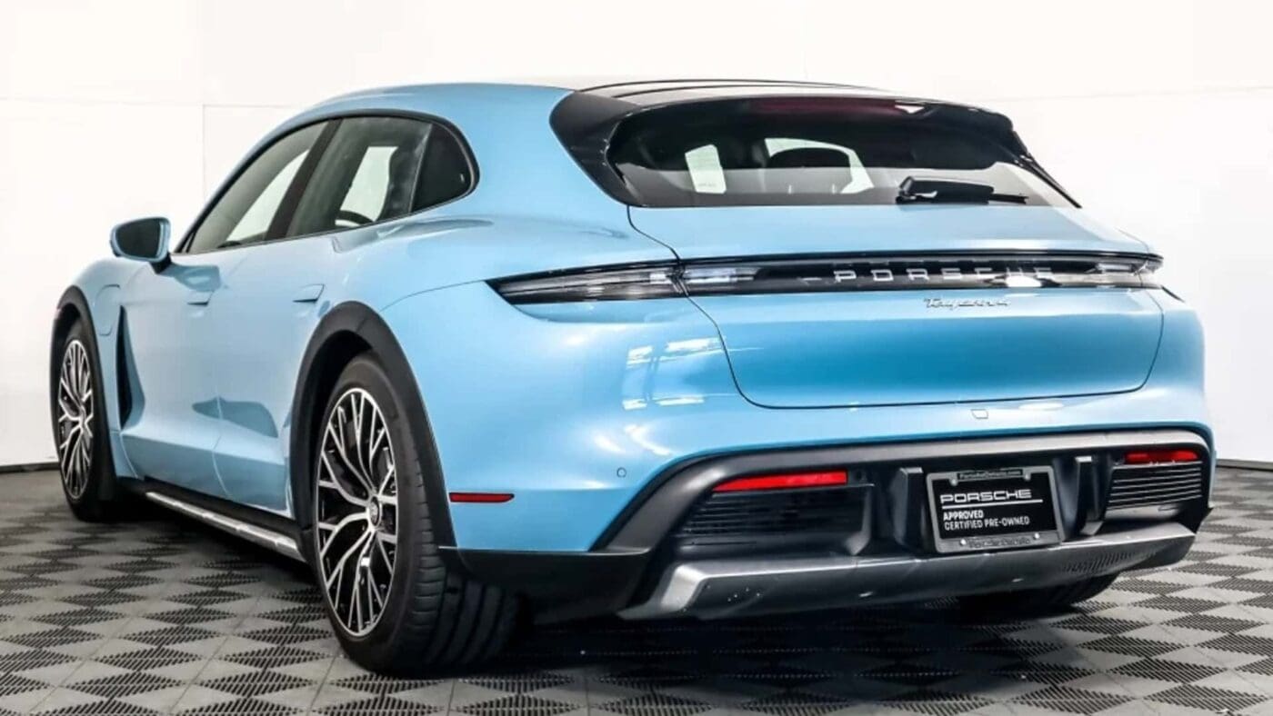 Explore the electrified porsche taycans vibrant color palette