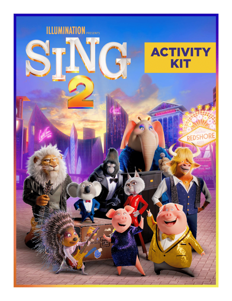 Sing activity sheets printable pack for kids