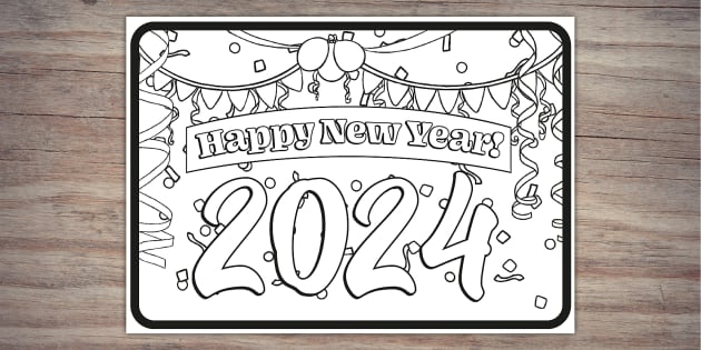 Happy new year louring placemat party