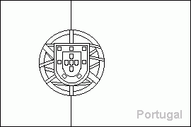 Colouring book of flags southern europe