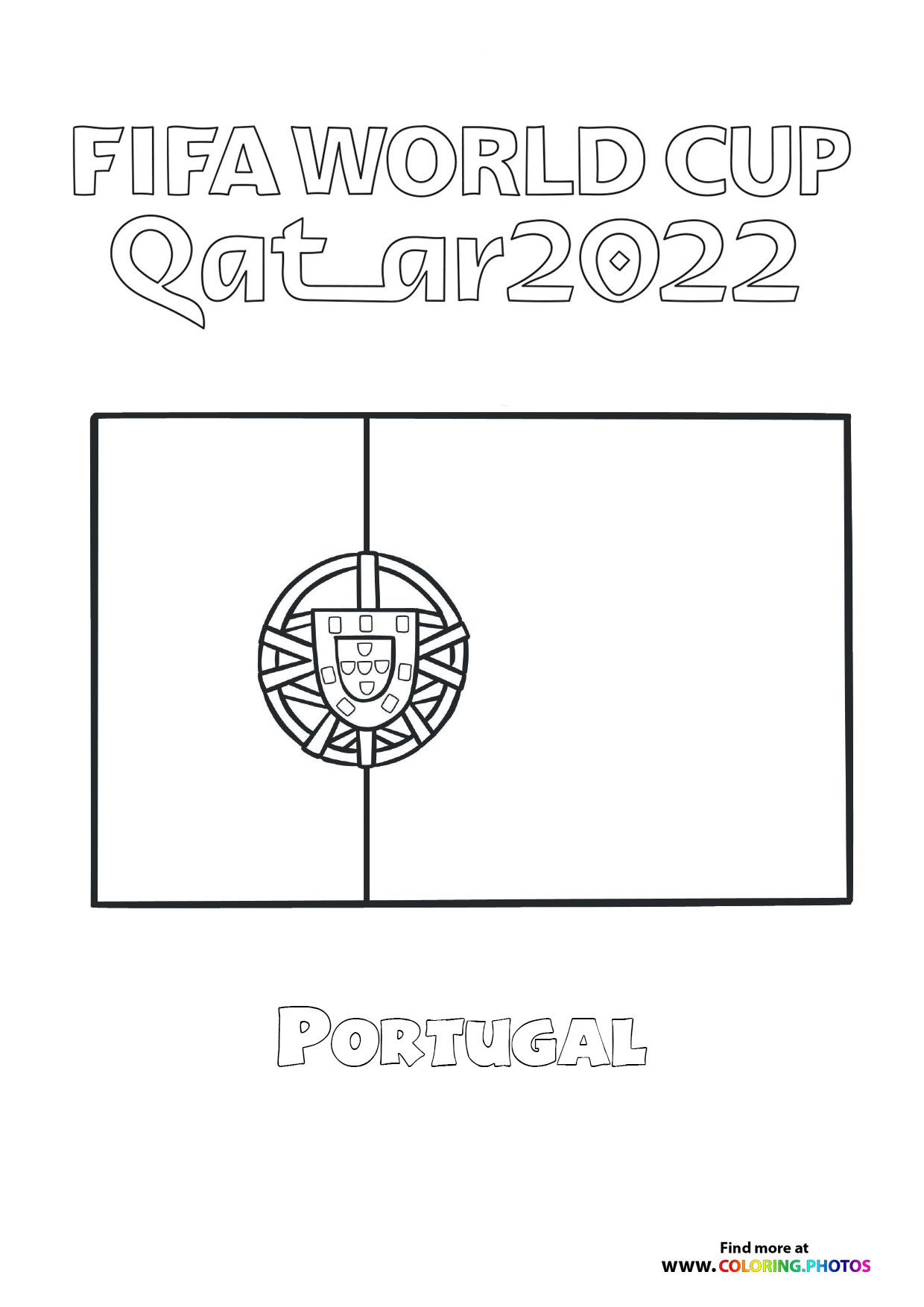 Portugal world cup flag