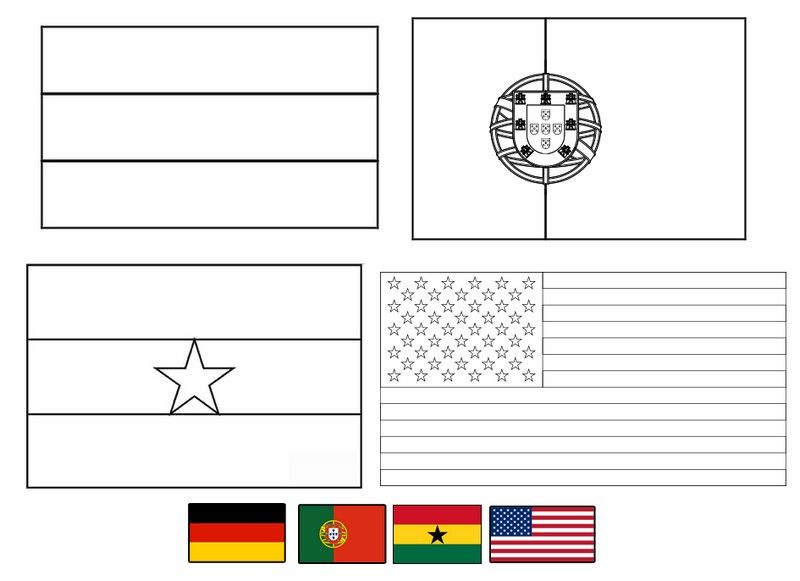 Coloring page fifa world cup group g germany