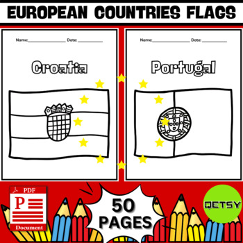 European countries flags coloring pages european flags by qetsy