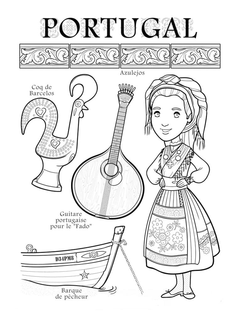 Portugal coloring pages