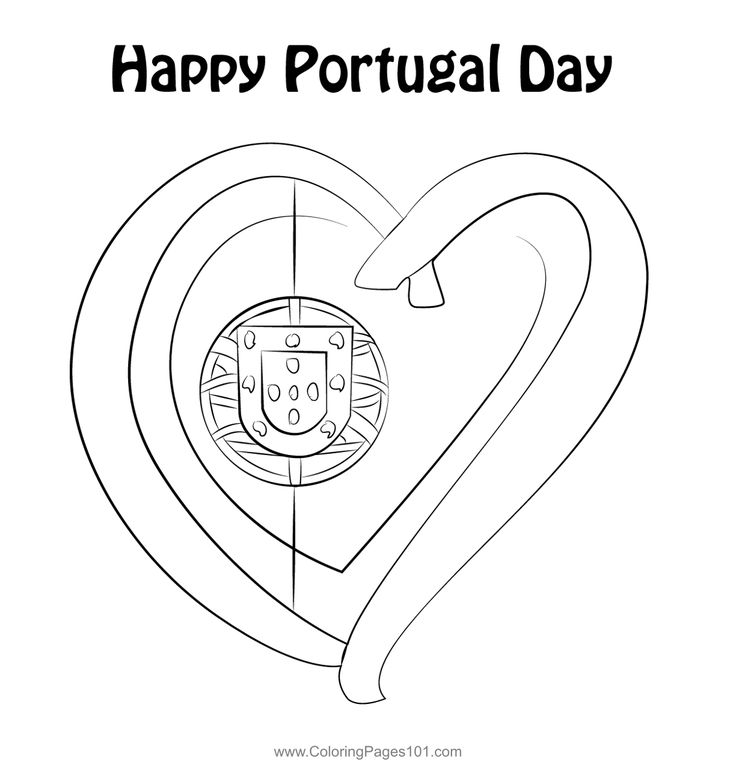 Enjoy portugal day coloring page coloring pages coloring pages for kids printable coloring pages