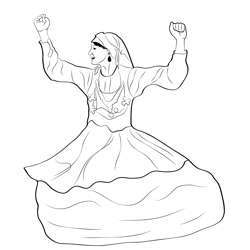 Dances portugal day coloring page for kids