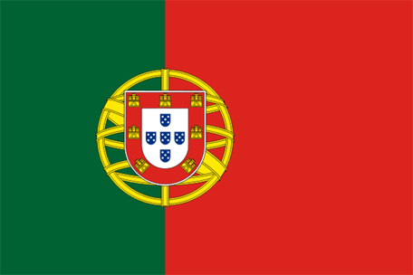 Coloring page for the flag of portugal
