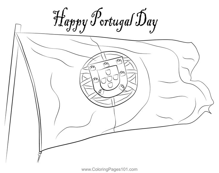 Portugal flag coloring page flag coloring pages coloring pages portugal flag