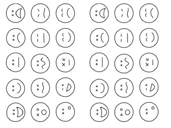 Set of emoji coloring page by stevens social studies tpt