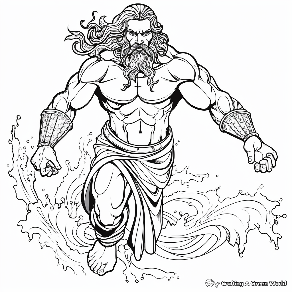 Greek gods coloring pages