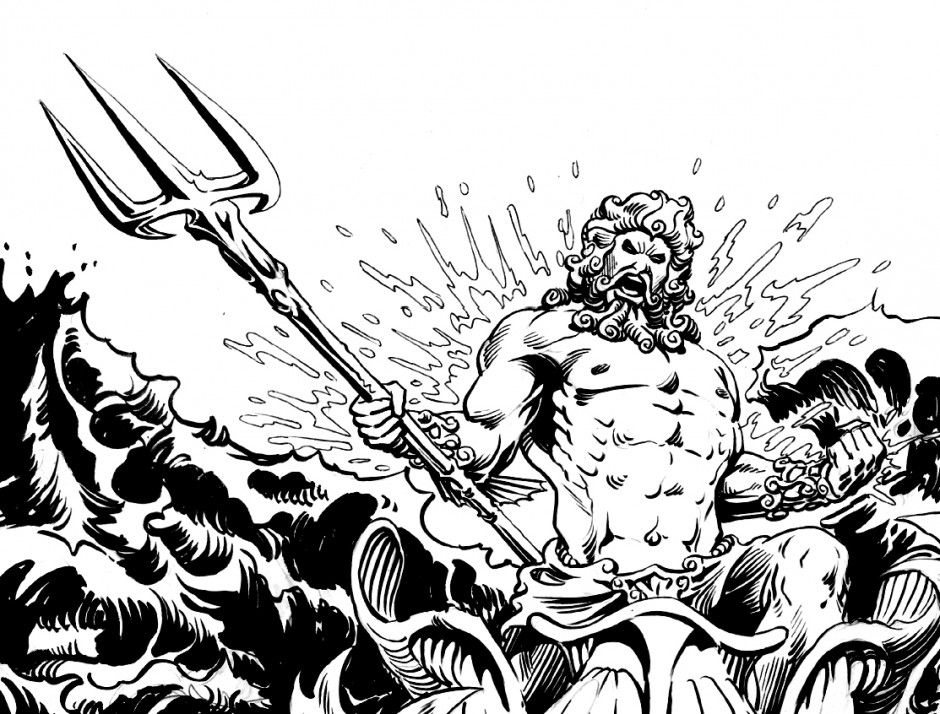 Poseidon coloring pages coloring book area best source for coloring pages disney coloring pages greek gods