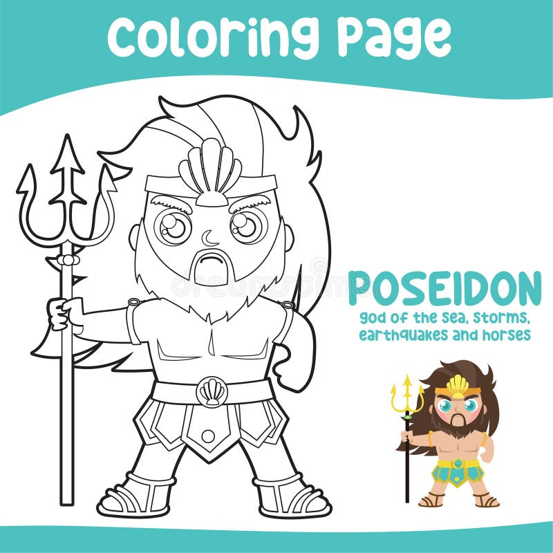 Cute poseidon stock illustrations â cute poseidon stock illustrations vectors clipart