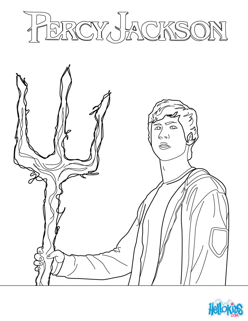 Poseidons son coloring pages